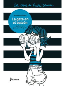 La gata en el balcón