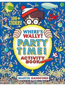 Where's Wally? Party time! Activity books