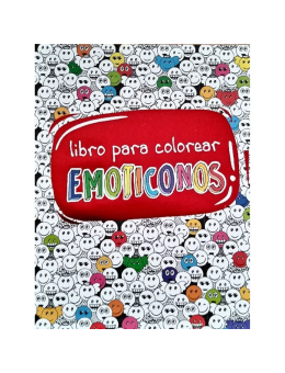 Super colorea con emoticonos rojo