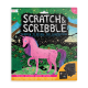SCRATCH AND SCRIBBLE MAGICAL UNICORNS