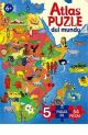 Atlas Puzle del Mundo (5 Puzles de 54 Piezas)
