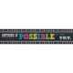 Chalkboard Brights Anything is Possible Banner