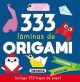 333 Láminas de origami azul
