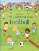 First colouring book football