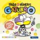 Pinta con números gaturro: Héroes y super-héroes