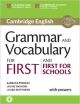 Grammar And Vocabulary For First And First For Schools