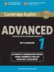 Cambridge English Advanced 1 For 2015 Exam