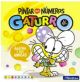 Pinta con números gaturro: Agatha y sus amigas