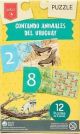 Contando Animales (12 puzzles de 2 piezas)