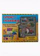 Camiones y Excavadoras. Caja de actividades con pegatinas de burbujas