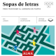 Sopa de letras para mantener el cerebro en forma