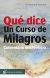 Qué dice un curso de milagros