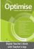 Optimise B1+ Digital Teacher's Book with Teacher's Resources With App